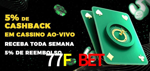 Promoções do cassino ao Vivo 77F Bet